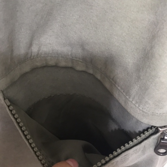 Luba Sage Green Microsuede Embroidered Coat 6 - Picture 4 of 16